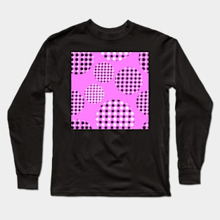 Dotted Spheres Light Magenta Repeat 5748 Long Sleeve T-Shirt